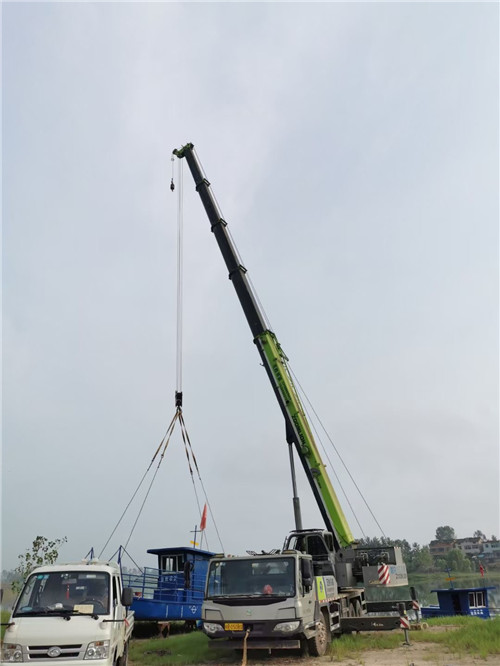 获嘉县桥梁建设吊装案例